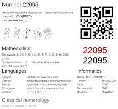 22095 number, meaning and properties - Number.academy