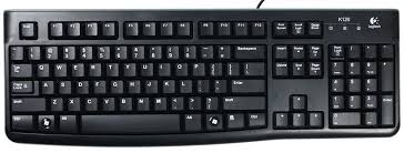 Klaviatūra Logitech K120, EN/RU, melna - 1a.lv