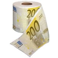 Tualetes papīrs "200 Eiro" | goody.lv
