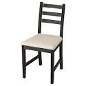 LERHAMN Chair, black-brown/Vittaryd beige - IKEA