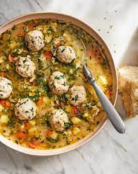 Turkey Meatball Soup Recipe | Elle Gourmet