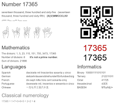 17365 number, meaning and properties - Number.academy