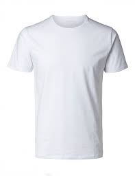 Selected Homme White SHD Pima T-shirt for Men
