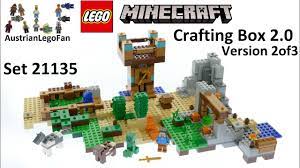 Lego Minecraft 21135 Crafting Box 2 0 Version 2of3 - Lego Speed Build  Review - YouTube
