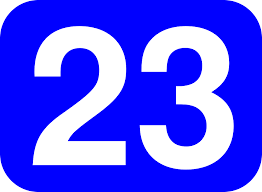 Number 23 Twenty - Free vector graphic on Pixabay