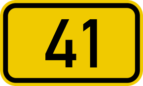 File:Bundesstraße 41 number.svg - Wikimedia Commons