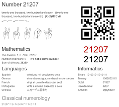 21207 number, meaning and properties - Number.academy