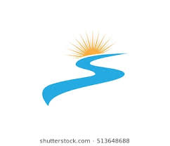 Image result for logo with river