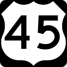 U.S. Route 45 - Wikipedia