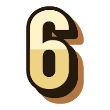 Number 6 - Free shapes and symbols icons