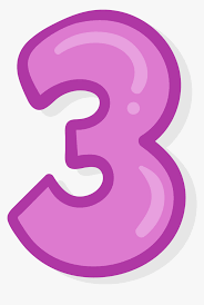 3 Number Png Photo - Purple Number 3 Transparent, Png Download ...