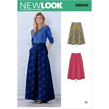 New Look 6642 Misses' Raised Waist Skirts
