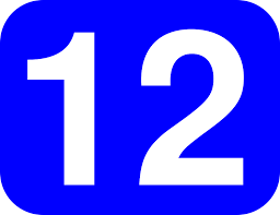 Number 12 Twelve - Free vector graphic on Pixabay
