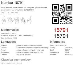 15791 number, meaning and properties - Number.academy