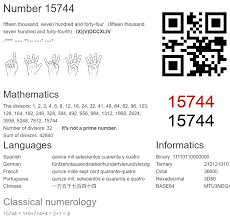 15744 number, meaning and properties - Number.academy