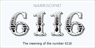 Attēlu rezultāti vaicājumam “6116 in numbers”