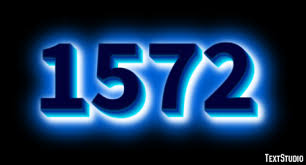 1572 Text Effect and Logo Design Number