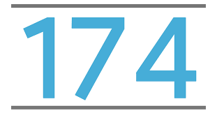 Attēlu rezultāti vaicājumam “174 number”