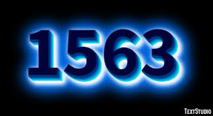 1563 Text Effect and Logo Design Number