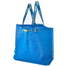 FRAKTA blue, Carrier bag, medium - IKEA