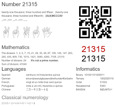 21315 number, meaning and properties - Number.academy