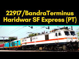 22917/BandraTerminus Haridwar SF Express (PT) | #BandraTerminus #Haridwar -  YouTube