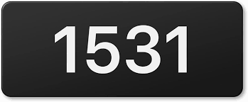 Flambird Aluminium Numeral Sign 1531 ...