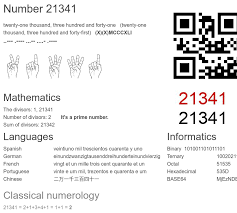 21341 number, meaning and properties - Number.academy