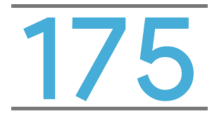 Attēlu rezultāti vaicājumam “175 number”