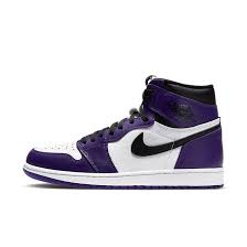 Air Jordan 1 High 'Court Purple White' - Sneakin