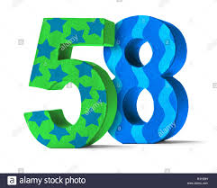 Number 58 High Resolution Stock Photography and Images - Alamy