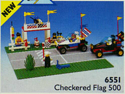 BrickLink - Set 6551-1 : Lego Checkered Flag 500 [Town:Classic ...