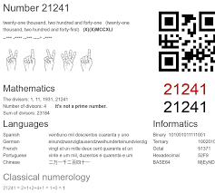 21241 number, meaning and properties - Number.academy