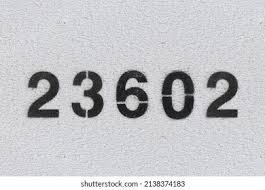 Black Number 23604 On White Wall Stock Photo 2126931101 | Shutterstock