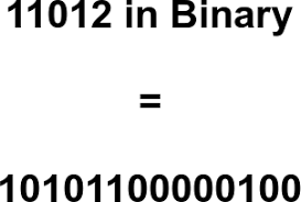 11012 in Binary - Binary 11012 - Convert 11012 to Binary