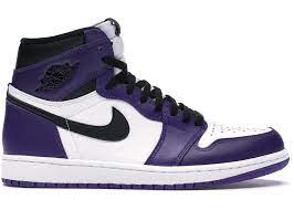 Jordan 1 Retro High Court Purple White - 555088-500