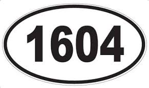 Amazon.com - Number 1604 Oval Sticker
