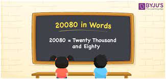 20080 in Words | Write 20080 in English Words | Spelling of 20080