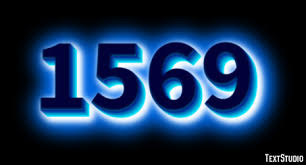 1569 Text Effect and Logo Design Number
