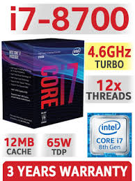 Intel Core i7 8700 Processor - Free Shipping - Best Deal In South ...