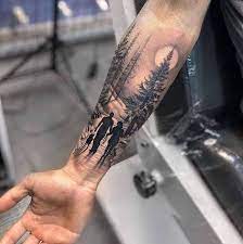 ART on Instagram: "Woow . . #handtattoo #armtattoo #scenery #tat #tato  #tatoo #tatto #tatoos #tattos #tattoo #tattoos #tattooed #tattooer  #tattooing #tattooidea… | Arm tattoos for guys, Cool forearm tattoos,  Sketch style tattoos