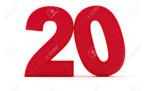 Number 20 Stock Photo, Picture And Royalty Free Image. Image 18861297.