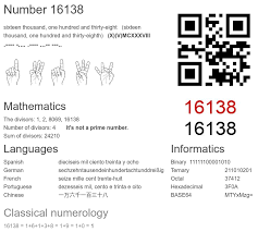 16138 number, meaning and properties - Number.academy