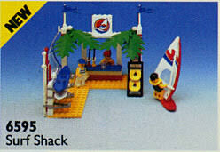 BrickLink - Set 6595-1 : Lego Surf Shack [Town:Classic Town ...