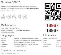 18967 number, meaning and properties - Number.academy