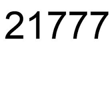 21777 number, meaning and properties - Number.academy