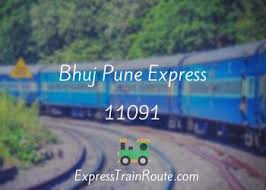 Bhuj Pune Express - 11091 Route, Schedule, Status & TimeTable