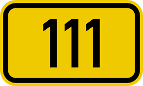 File:Bundesstraße 111 number.svg - Wikimedia Commons