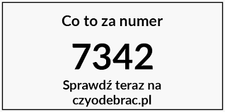 7342 – Kto dzwonił? Czyj to numer? Co to za numer dzwonił ...