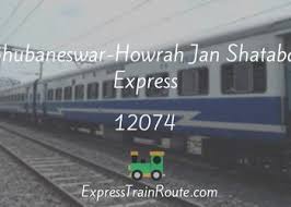 Bhubaneswar-Howrah Jan Shatabdi Express - 12074 Route, Schedule, Status &  TimeTable